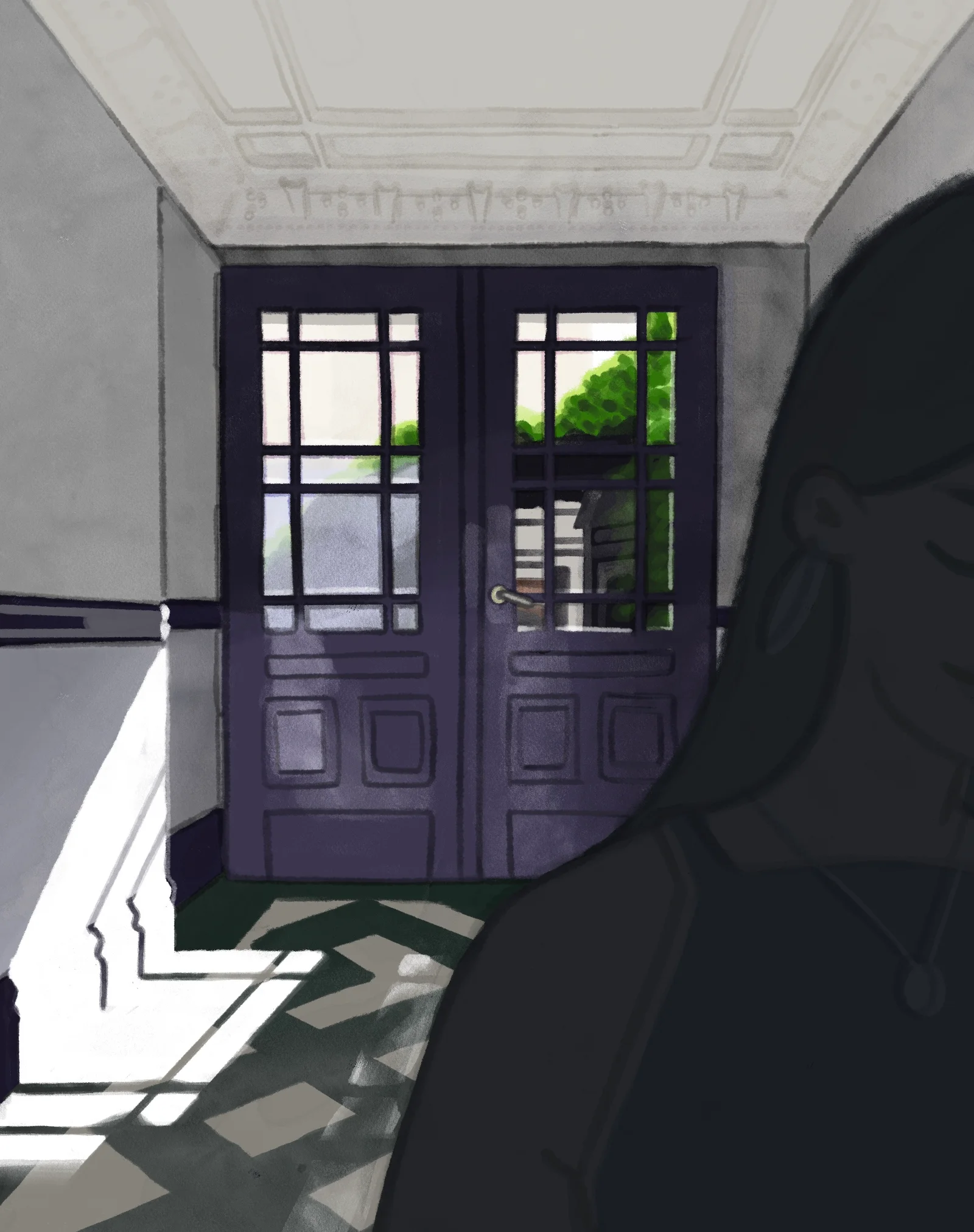 An entrance I came and went from for many months.